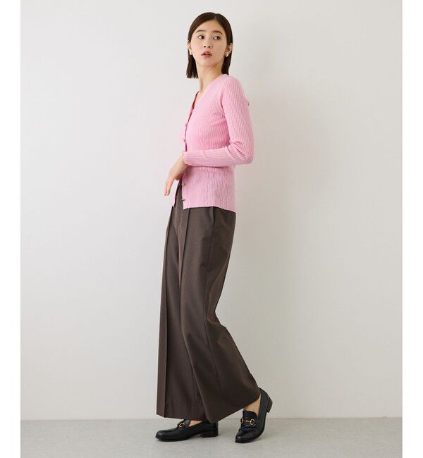 ROPE「【J'aDoRe・店舗限定サイズ】センタープレスワイドパンツ」|スラックス|