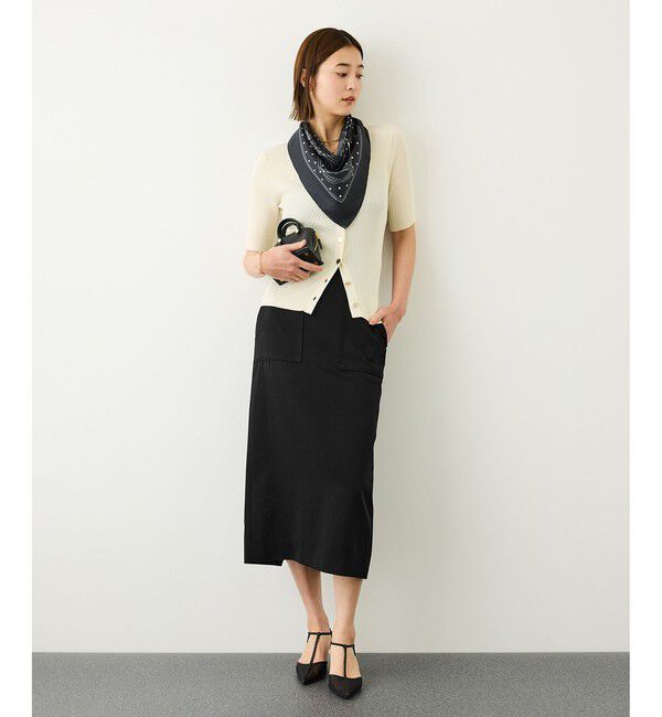 ROPE「【J'aDoRe・店舗限定サイズ】[美人スカート]キュプラ混ポケット付きタイトスカート/26AW」|スカート|