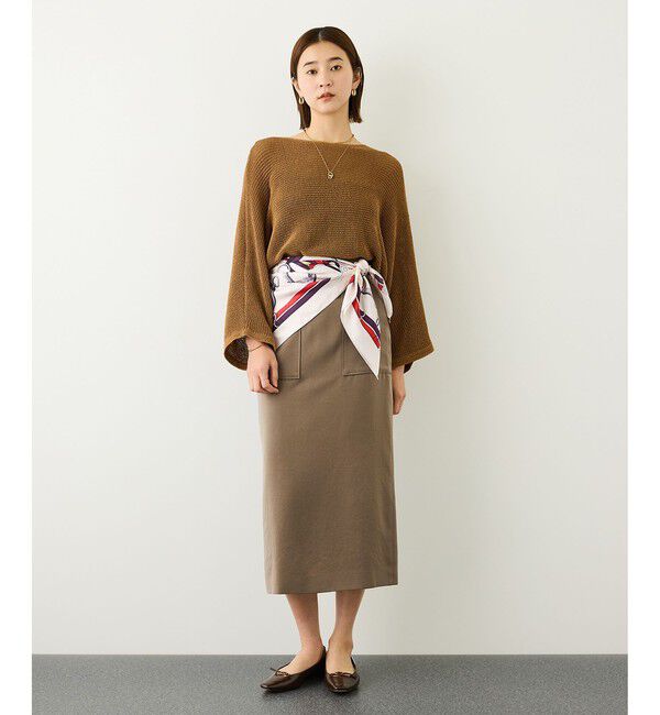ROPE「【J'aDoRe・店舗限定サイズ】[美人スカート]キュプラ混ポケット付きタイトスカート/26AW」|スカート|