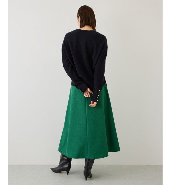 ROPE「【一部WEB限定カラー/J'aDoRe・店舗限定サイズ】カシミヤブレンドサイドスリットニット」|ニット・セーター|