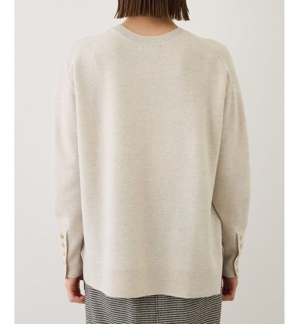 ROPE「【一部WEB限定カラー/J'aDoRe・店舗限定サイズ】カシミヤブレンドサイドスリットニット」|ニット・セーター|