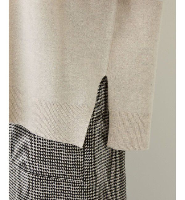 ROPE「【一部WEB限定カラー/J'aDoRe・店舗限定サイズ】カシミヤブレンドサイドスリットニット」|ニット・セーター|