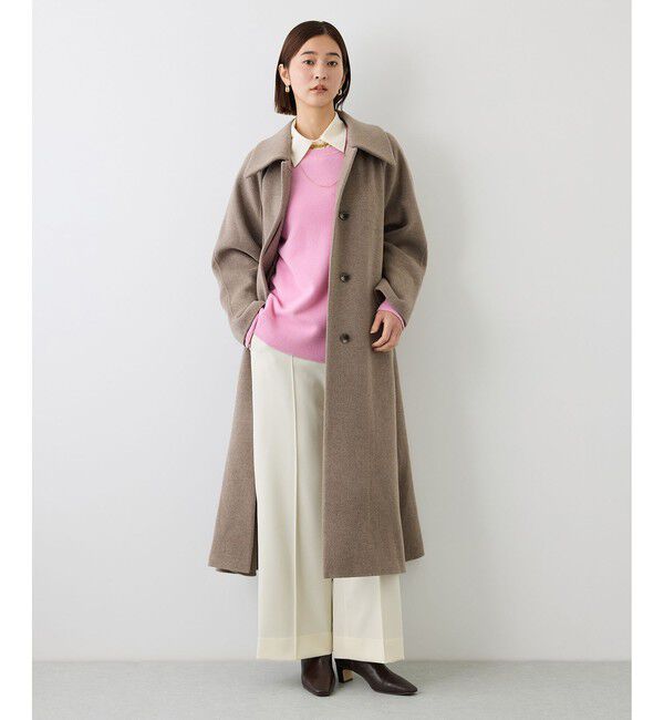 ROPE「【一部WEB限定カラー/J'aDoRe・店舗限定サイズ】カシミヤブレンドサイドスリットニット」|ニット・セーター|