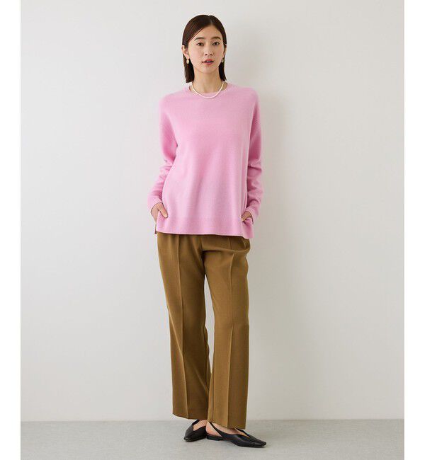 ROPE「【一部WEB限定カラー/J'aDoRe・店舗限定サイズ】カシミヤブレンドサイドスリットニット」|ニット・セーター|