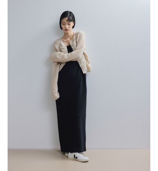 ADAM ET ROPE'「【WEB限定】・【定番】ダブルモヘヤシャーリングカーディガン」|カーディガン|