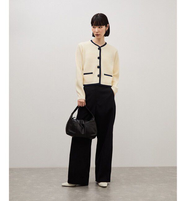 ADAM ET ROPE'「【WEB限定】コンパクトニットジャケット」|カーディガン|