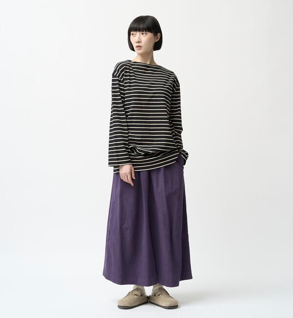 ORCIVAL「ORCIVAL | コットン天竺 ボートネック長袖カットソー WOMEN」|Tシャツ・カットソー|