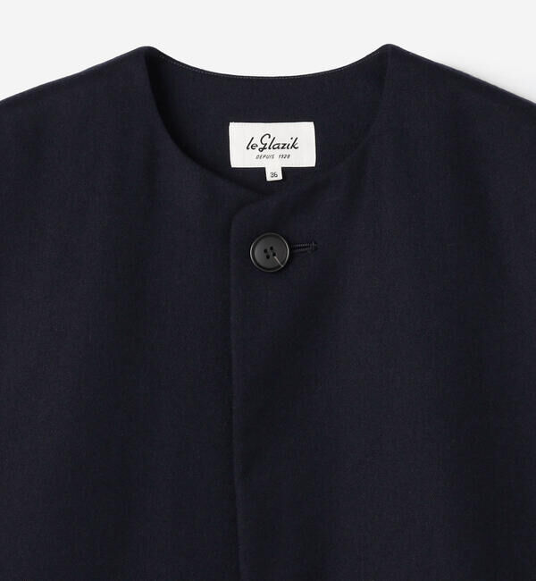 LE GLAZIK「LE GLAZIK | ウール ジレ WOMEN」|ダウンベスト・ベスト|
