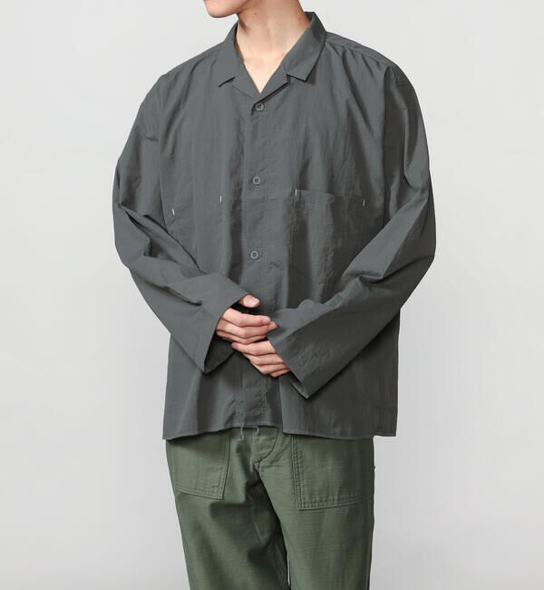  「MORIKAGE SHIRT KYOTO |〈別注〉オープンカラーシャツ MEN」|シャツ・ブラウス|GREY