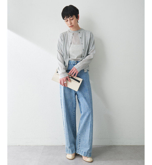  「センタープレスデニムパンツ」|デニム|