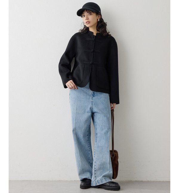  「センタープレスデニムパンツ」|デニム|