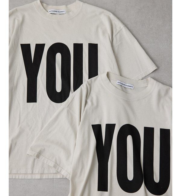  「【KATHARINE HAMNETT】別注YOU Tシャツ」|Tシャツ・カットソー|