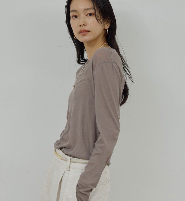 La nature linge「【La nature linge】NEWロングスリーブTシャツ」|Tシャツ・カットソー|