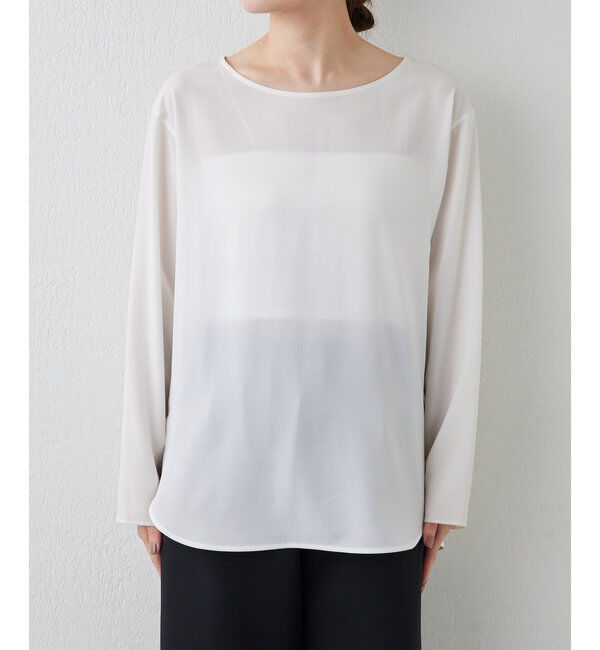  「ラウンドブラウスTee」|シャツ・ブラウス|