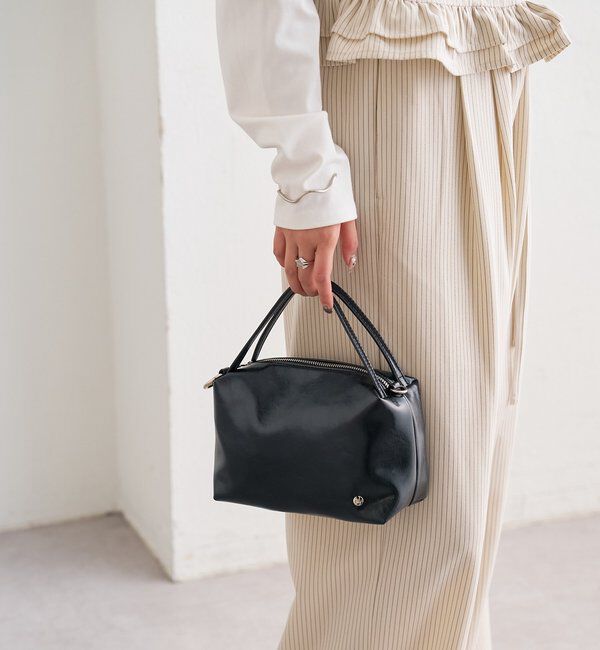  「チャーム付きダブルハンドルミニＢＡＧ」|トートバッグ|