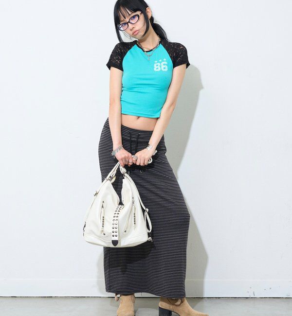  「【26AW LOOK掲載品番】2WAYスウェードブーツ」|ロングブーツ|