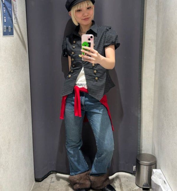  「【26AW LOOK掲載品番】2wayラギッドファーデニム」|デニム|