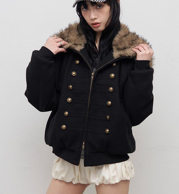  「【26AW LOOK掲載品番/WEB限定サイズあり】ナポレオンファーブルゾン」|ブルゾン・スタジャン|