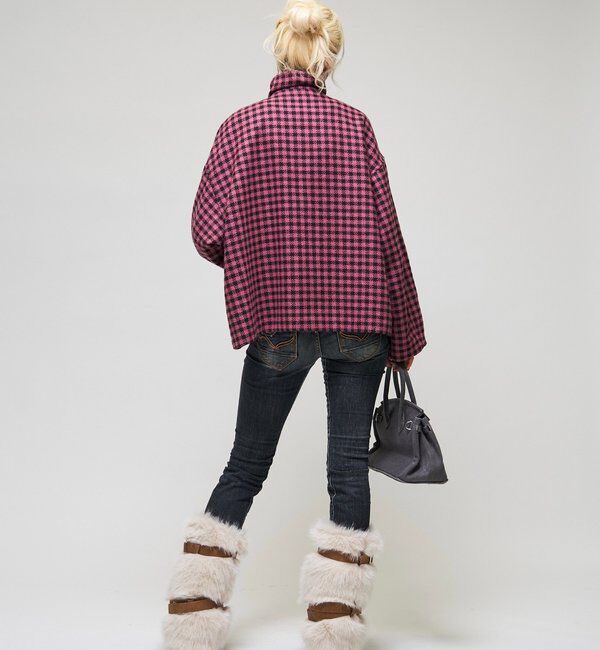  「【26AW LOOK掲載品番】【WEB限定カラー】ビッグボタンアシメハーフコート」|その他|