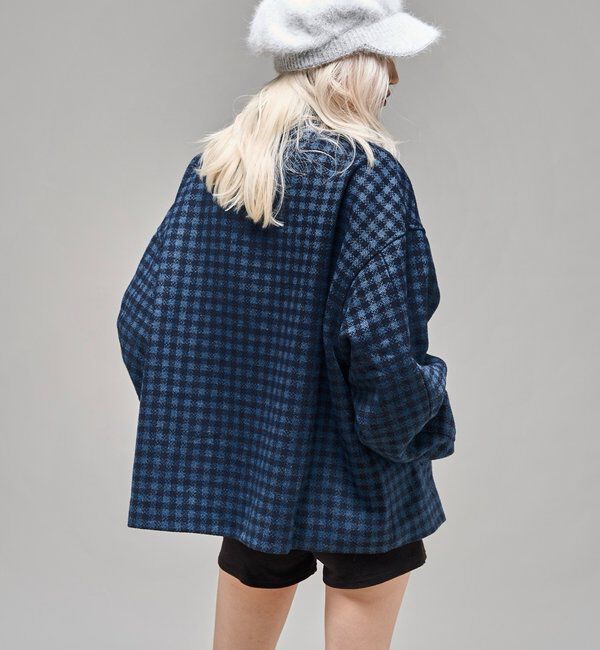 「【26AW LOOK掲載品番】【WEB限定カラー】ビッグボタンアシメハーフコート」|その他|
