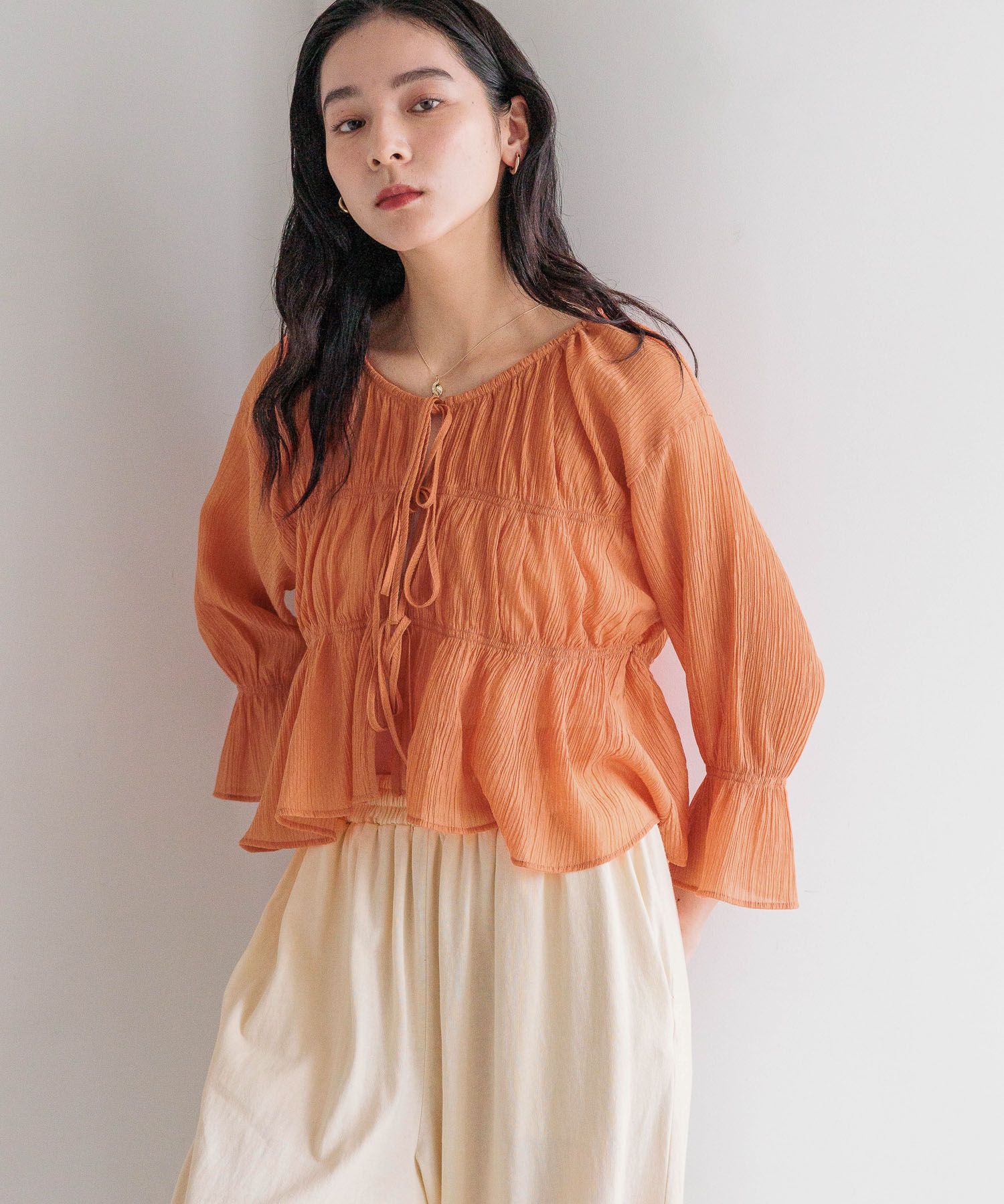 LOWRYS FARM「ヨウリュウシャーリングショート６Ｓ」|シャツ・ブラウス|ORG5