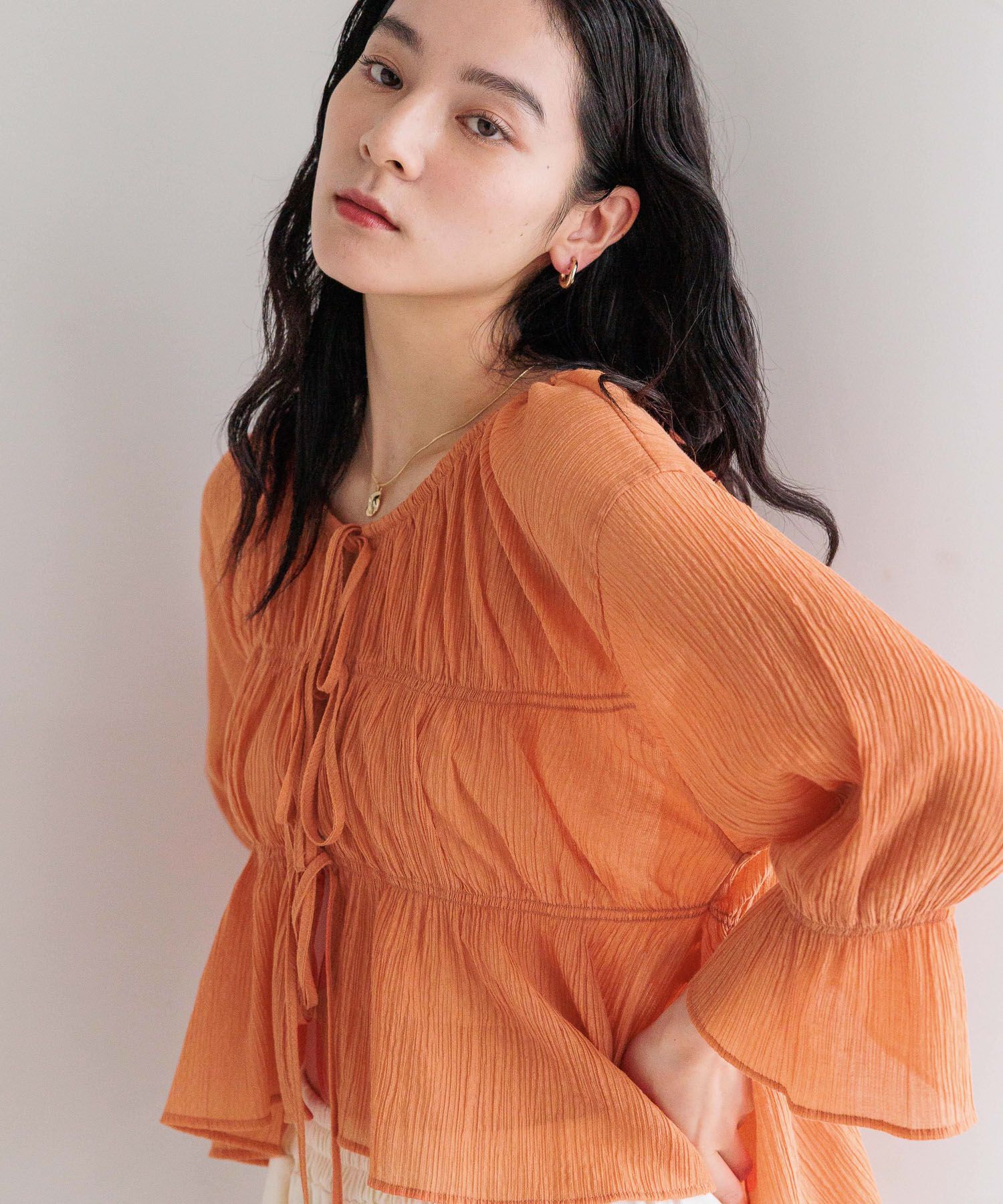 LOWRYS FARM「ヨウリュウシャーリングショート６Ｓ」|シャツ・ブラウス|