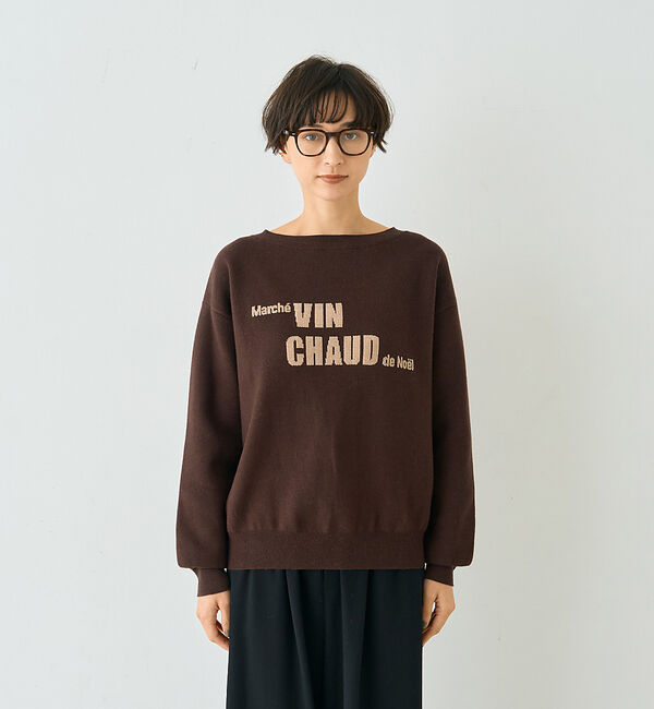 Rouge vif「ノエルロゴニットプルオーバー」|ニット・セーター|