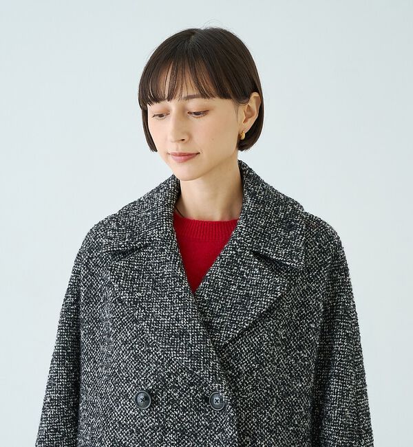 Rouge vif「【追加/TICCA/ティッカ】別注ループツイードテントコート/日本製【予約】」|その他|