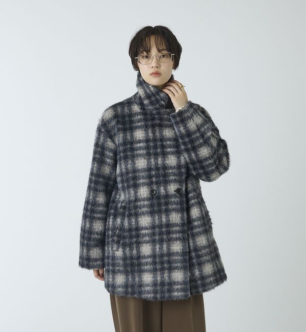 abahouse mavie「シャギーコート【予約】」|ピーコート|