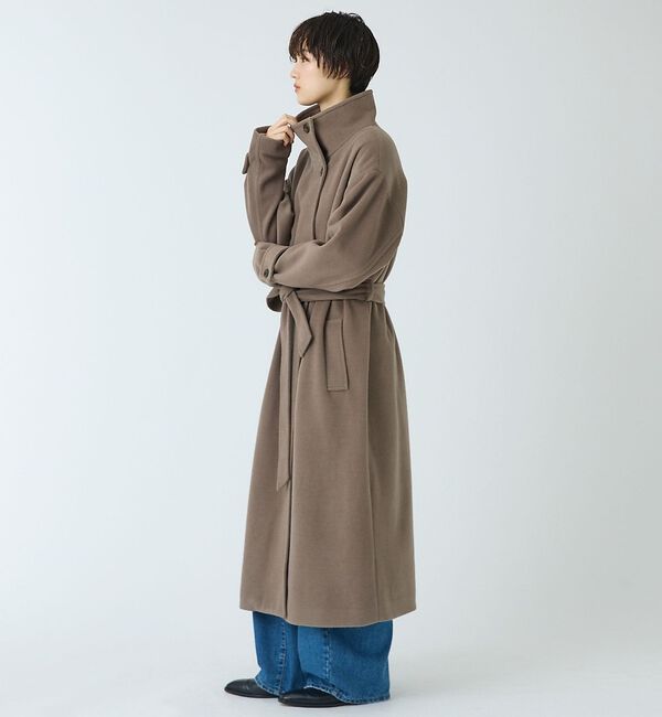 abahouse mavie「スタンドカラーロングコート【予約】」|その他|