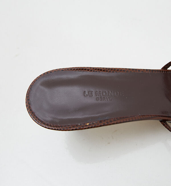 The Store by C' 「【Le Monde Beryl】STRAPPY SANDALS KITTEN H」|サンダル|