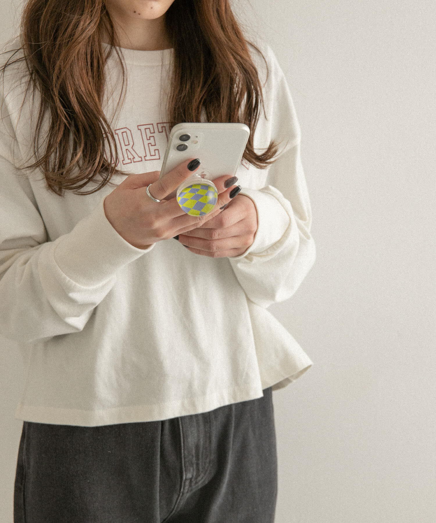 SMELLY「スマホグリップB」|モバイルケース|