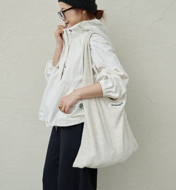  「【F&B】パイルBIGトートBAG」|ショルダー・メッセンジャー|オートミール
