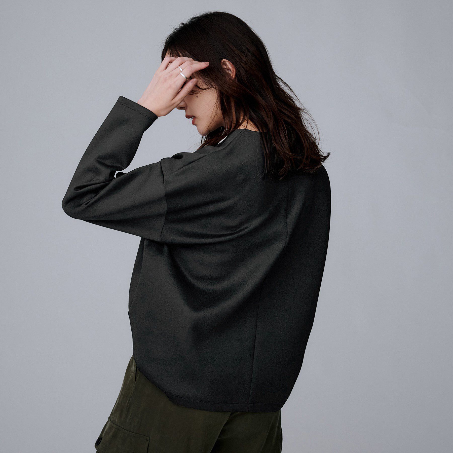 UNTITLED「【セットアップ可/洗える】ダンボールジャージ プルオーバー」|Tシャツ・カットソー|