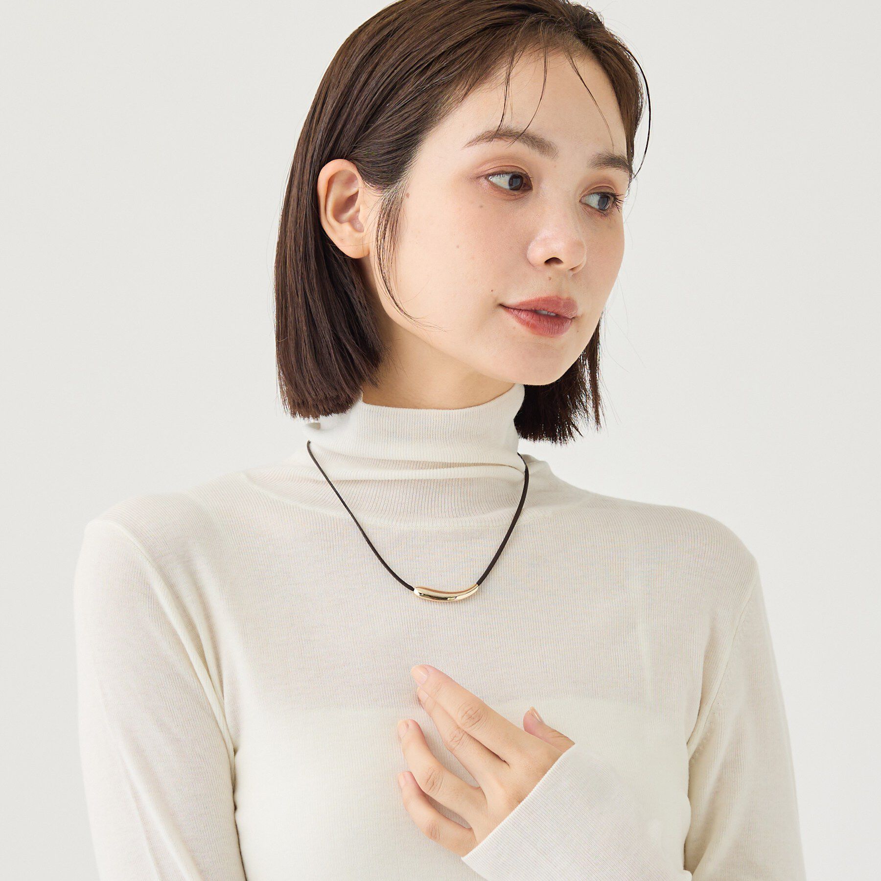 INDIVI「メタルコードネックレス」|ネックレス|