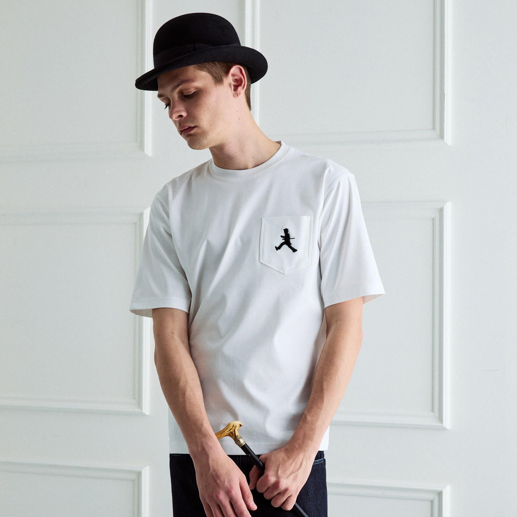 TAKEO KIKUCHI「【BOWLER HAT LABEL】アイスクリアコットンボーラーハットウォーカー 半袖ポケT」|Tシャツ・カットソー|