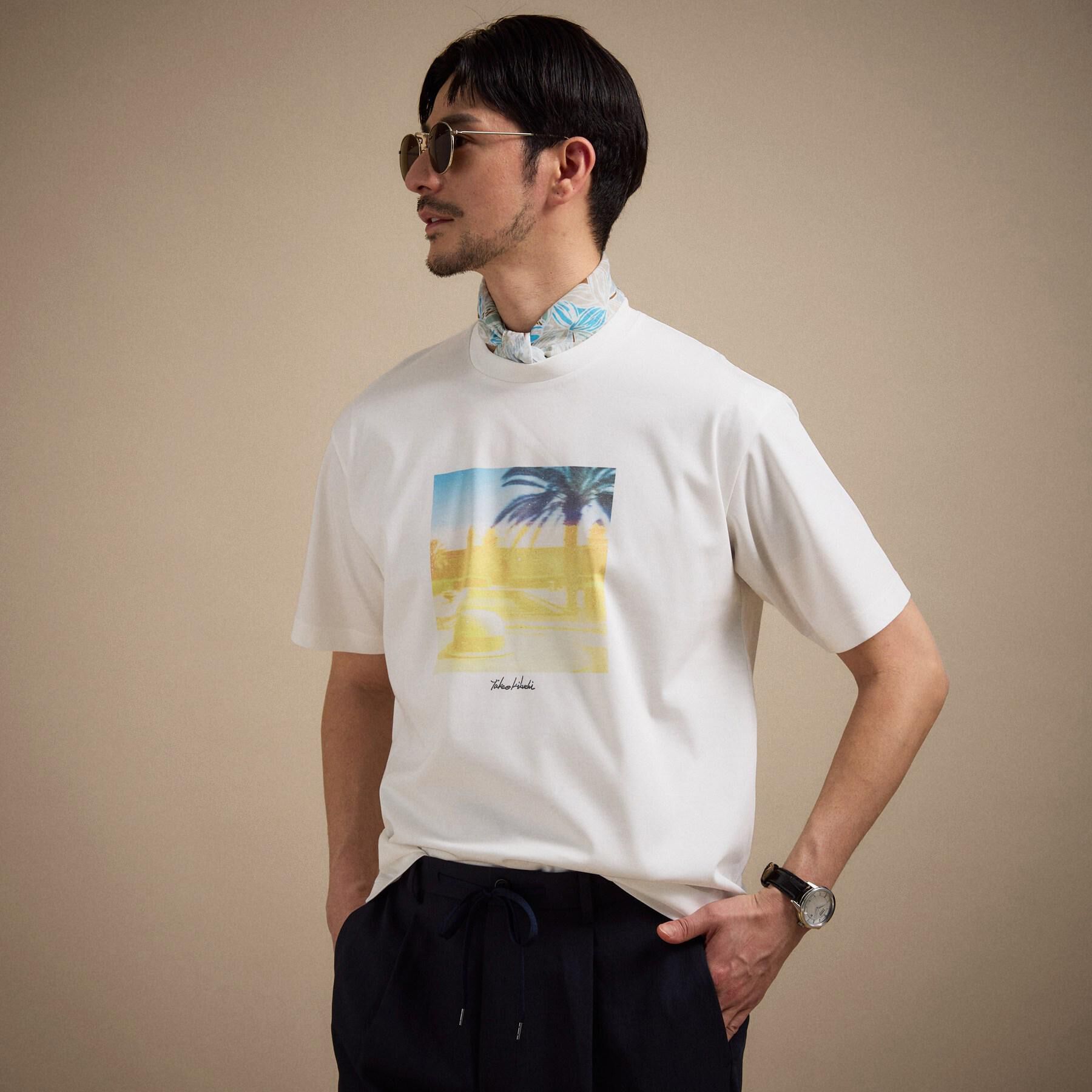 TAKEO KIKUCHI「マラケシュ フォト Tシャツ」|Tシャツ・カットソー|ホワイト(001)