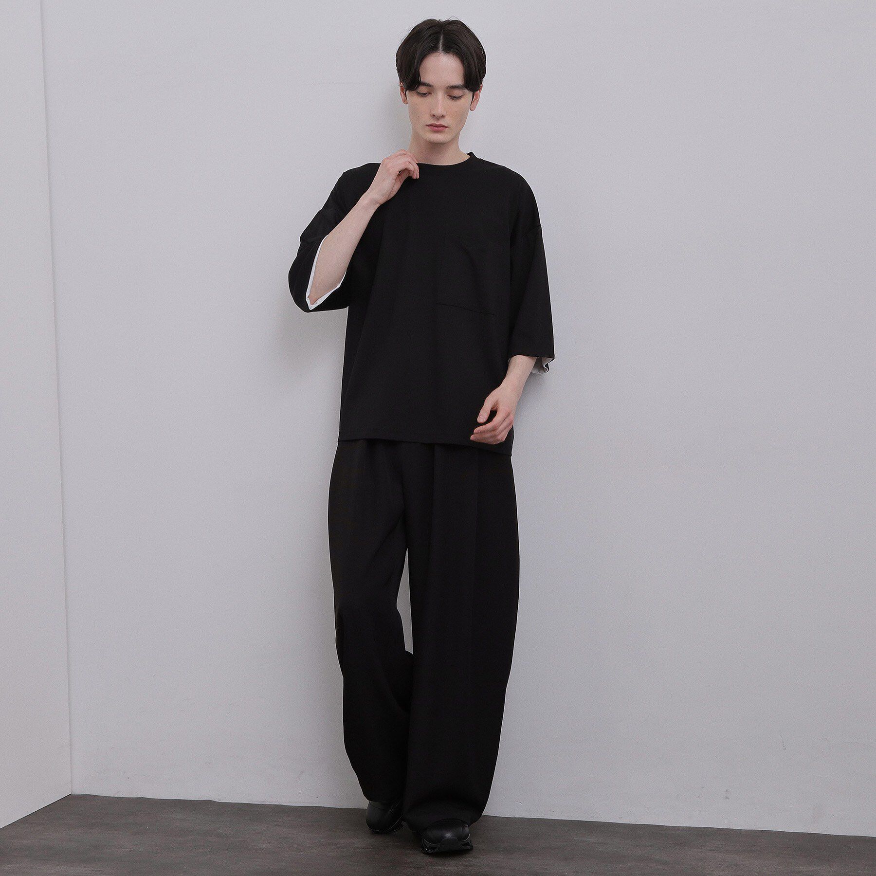 tk.TAKEO KIKUCHI「スムースシルケット レイヤードカットソー」|Tシャツ・カットソー|
