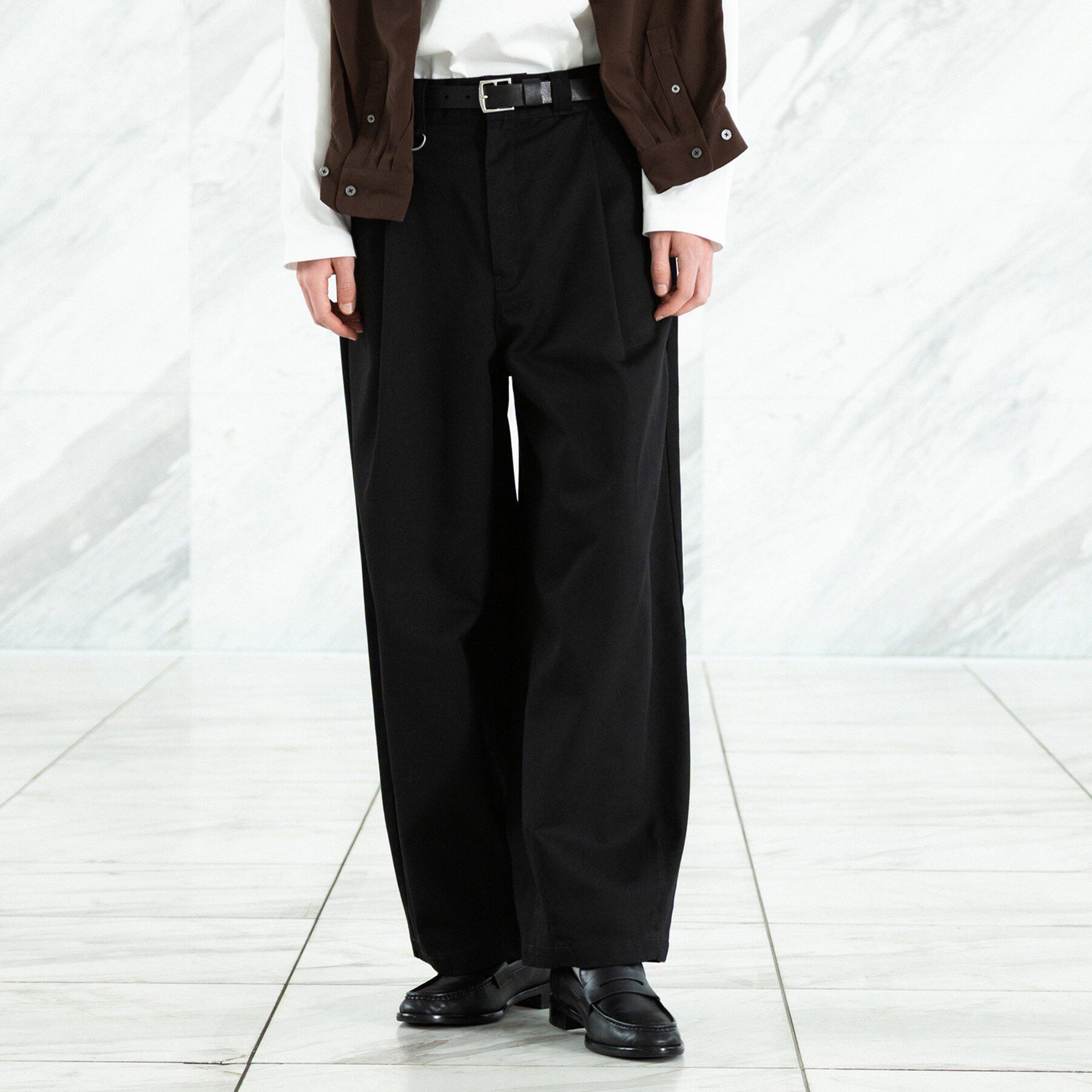 tk.TAKEO KIKUCHI「【別注】Dickies(R)　TRバレルパンツ」|その他|ブラック(019)