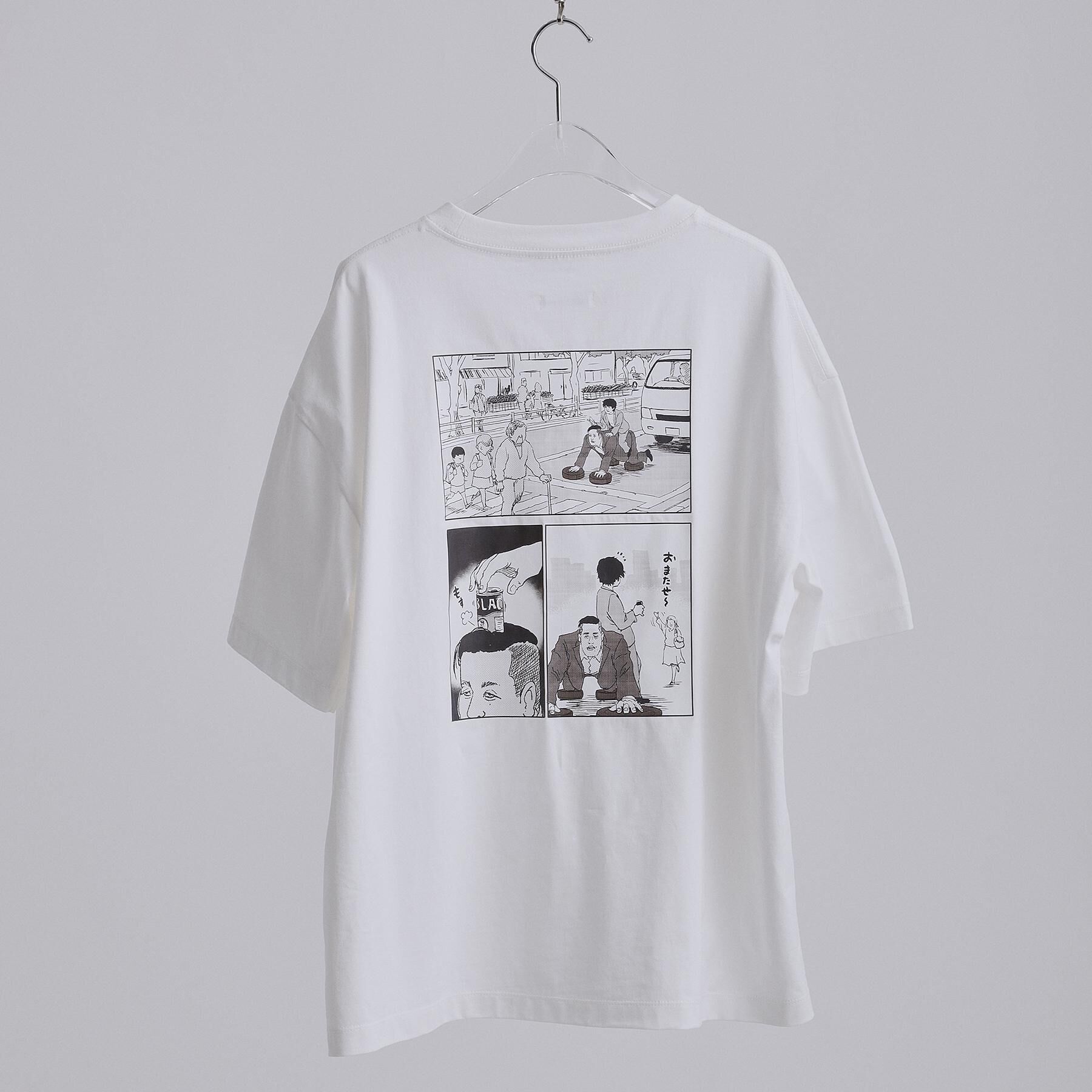 tk.TAKEO KIKUCHI「【エバース&times;tk．TAKEO KIKUCHI】コラボレーションTシャツ　SCENE２」|Tシャツ・カットソー|ホワイト(101)