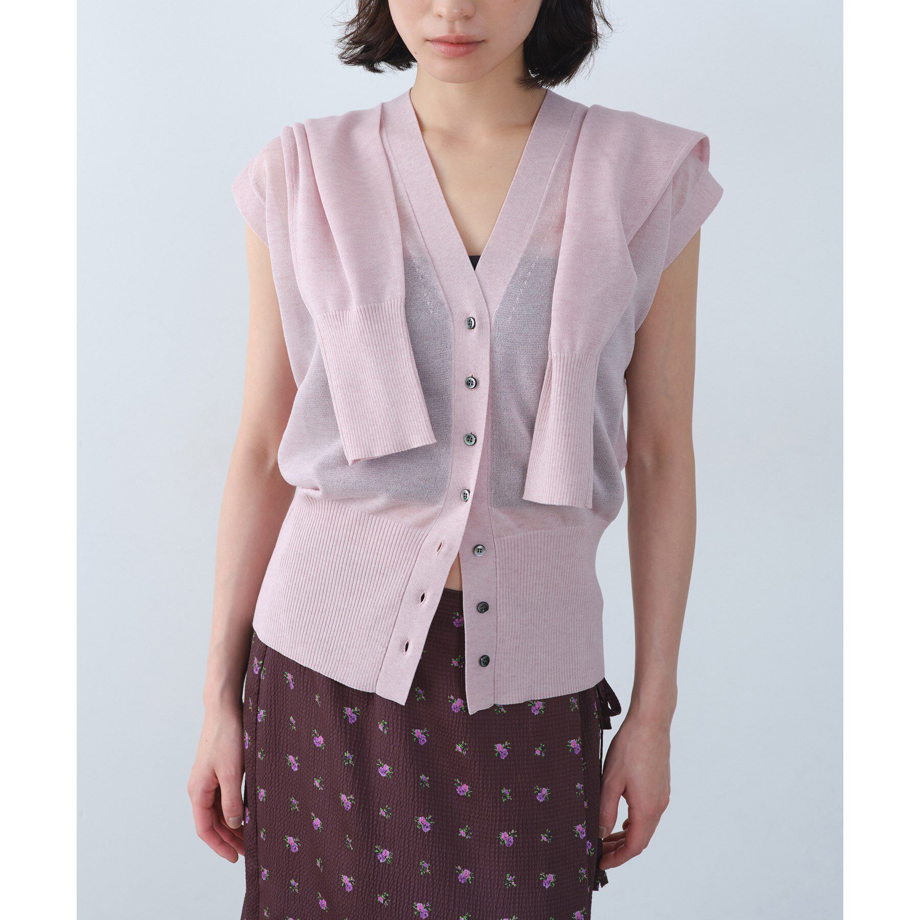 CODE A「multiway knit cardigan」|カーディガン|