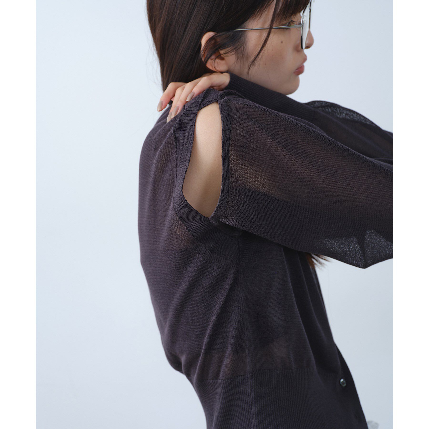 CODE A「multiway knit cardigan」|カーディガン|