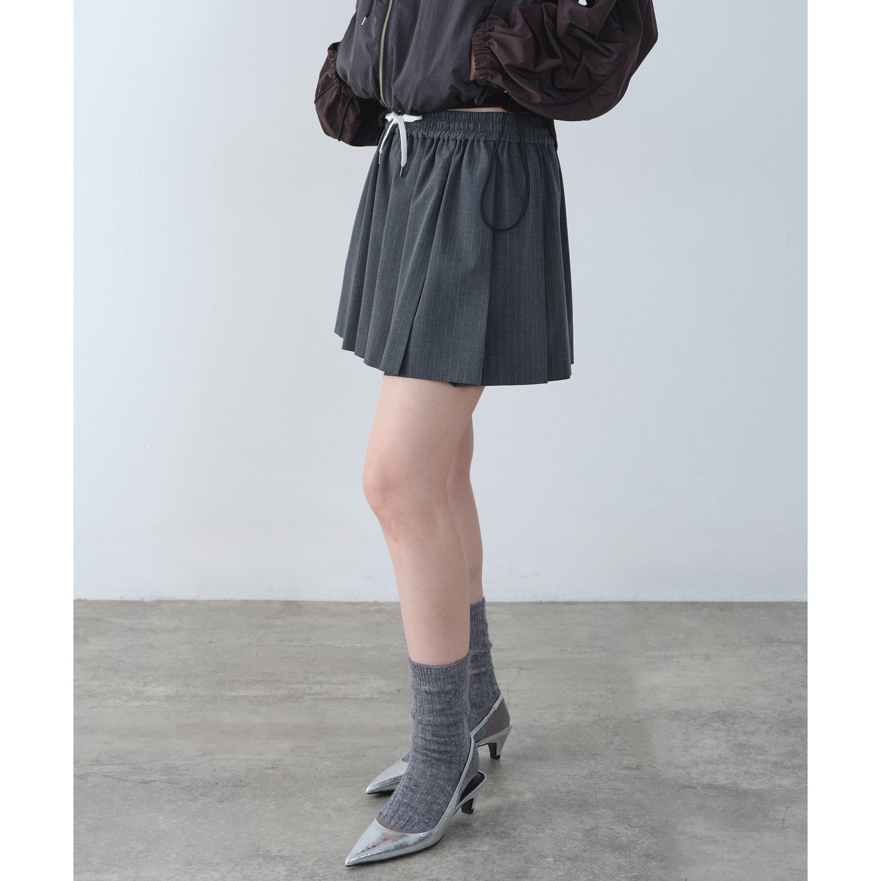 CODE A「tailored mood mini skirt」|スカート|