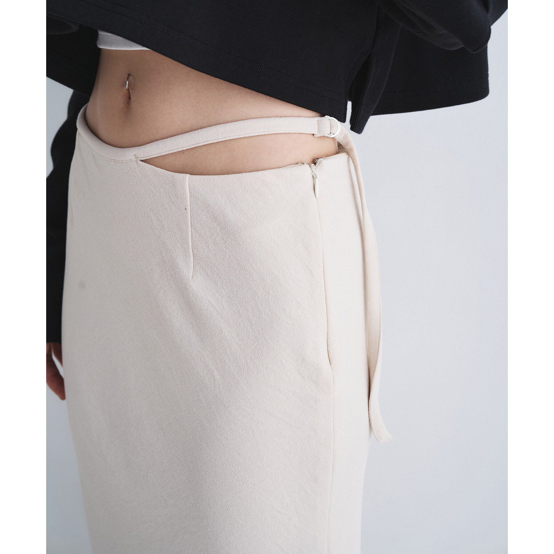 CODE A「【ReRe】easy－fit long skirt」|スカート|