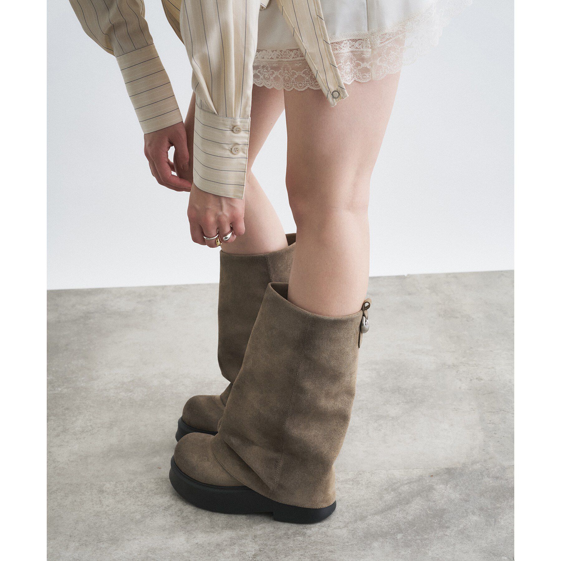CODE A「ALM．｜BELUGA COVER BOOTS」|ショートブーツ|
