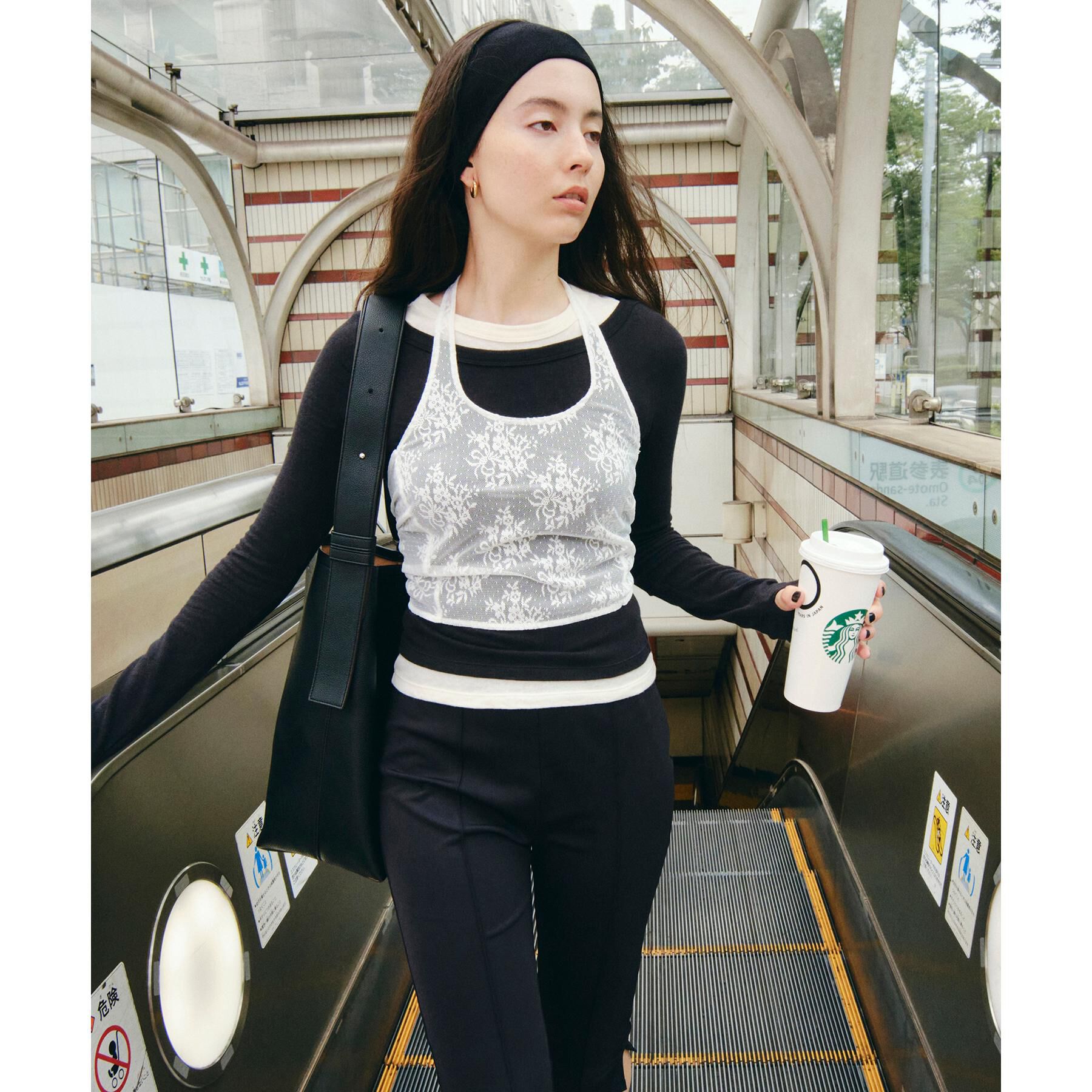 CODE A「UKI UKI＊CODE A｜layered jersey trio set」|その他|ブラック(019)