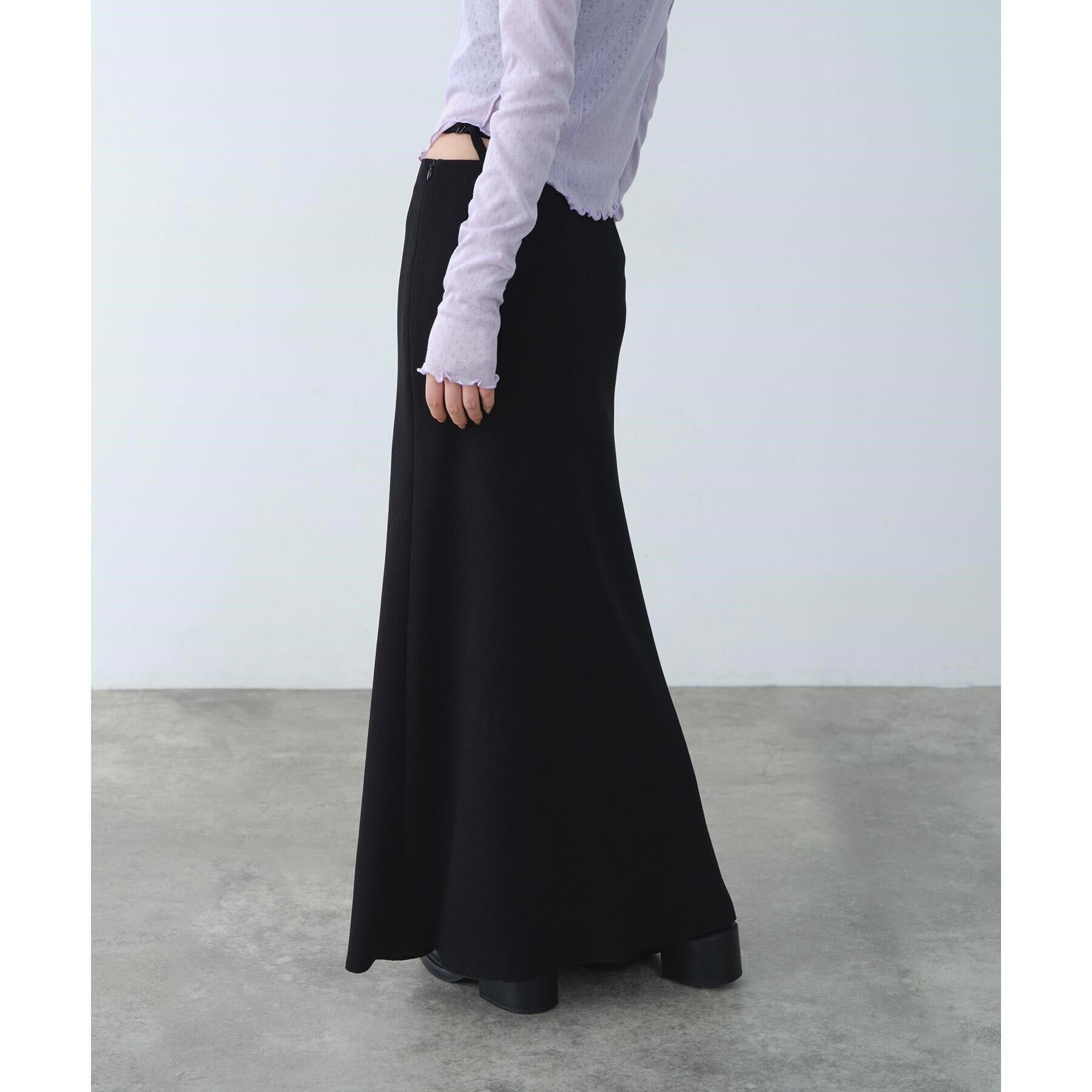 CODE A「【Re3】easy－fit long skirt」|スカート|