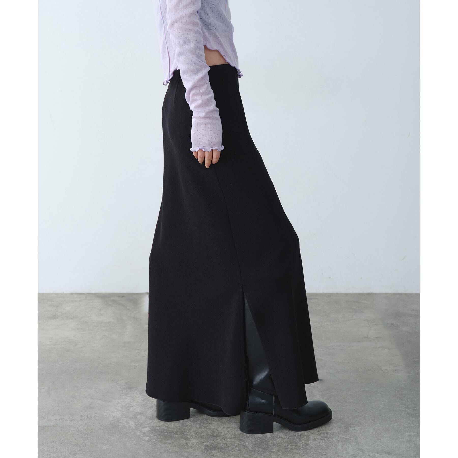 CODE A「【Re3】easy－fit long skirt」|スカート|