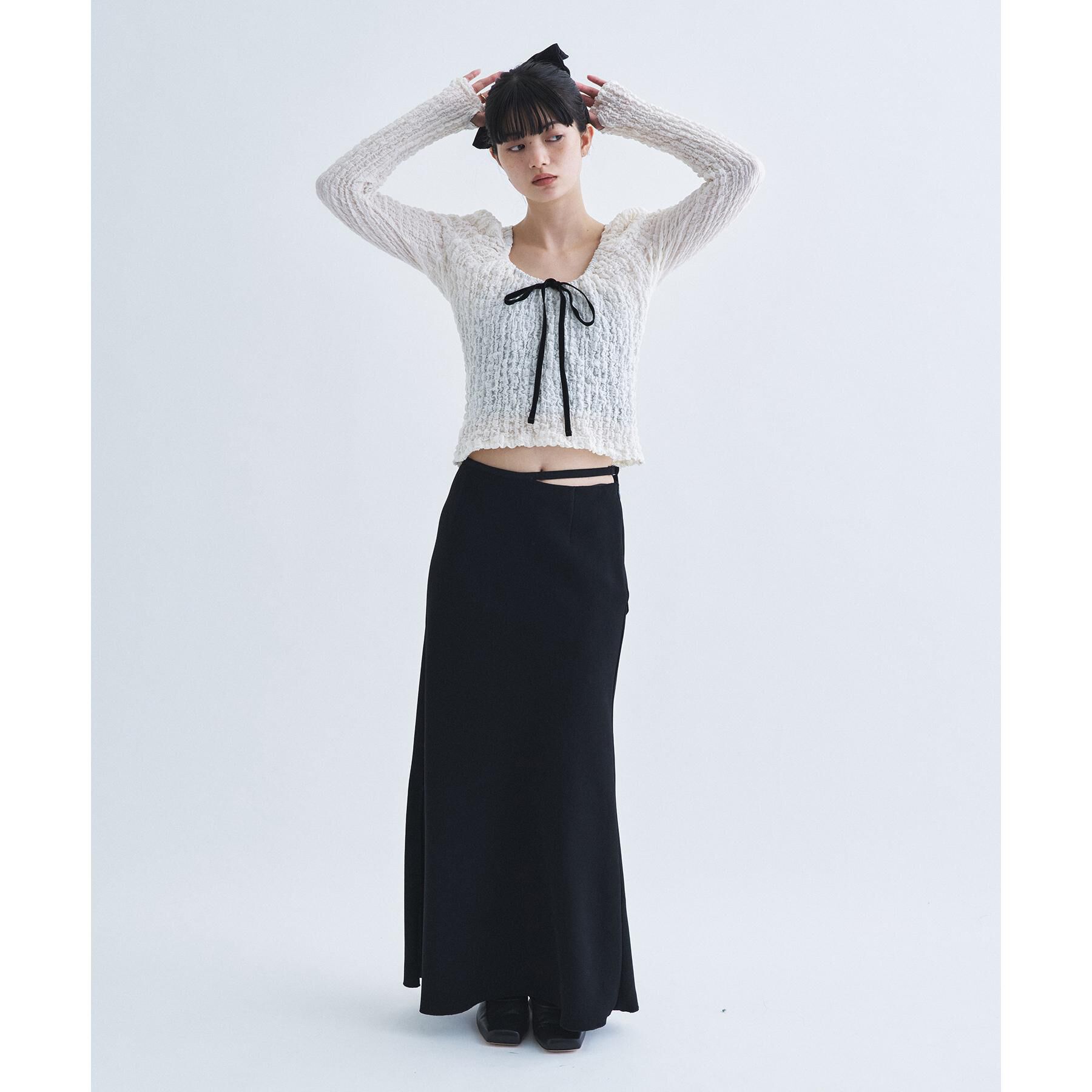 CODE A「【Re3】easy－fit long skirt」|スカート|