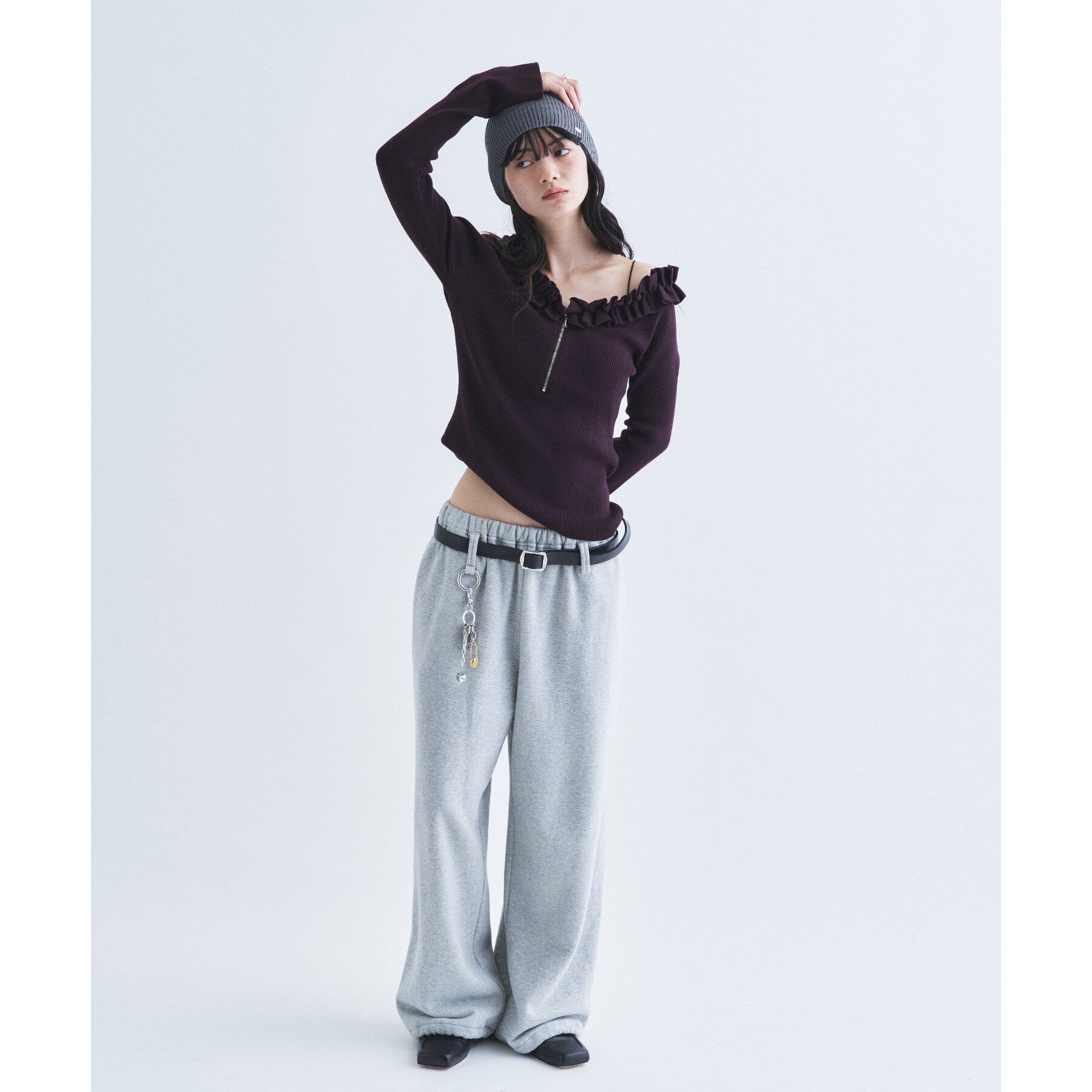 CODE A「frill frame knit」|ニット・セーター|